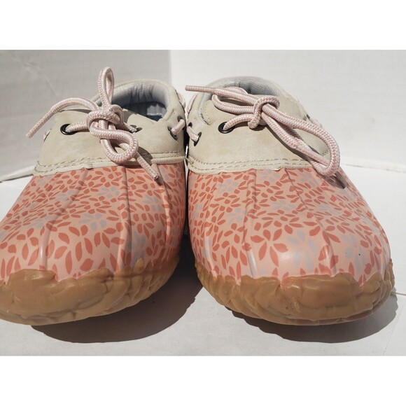 JBU By Jambu Women's Gwen Garden Ready Peach Floral Duck Shoes 7M (JB19GGR69) - Picture 9 of 12
